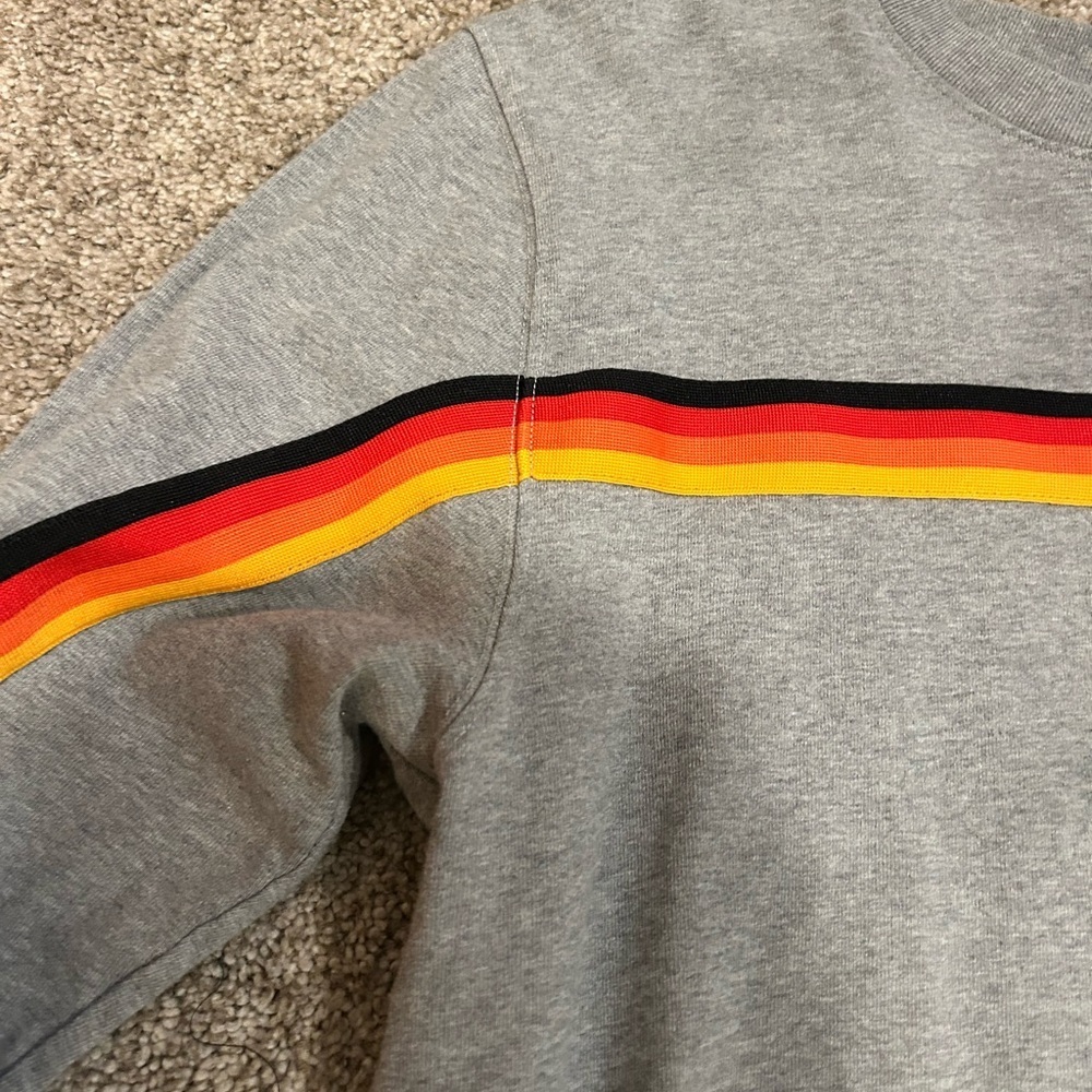 Ninth Hall crewneck with racing stripes. EUC. Streetwear. Skater. Large - Picture 3 of 12